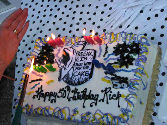 the cake